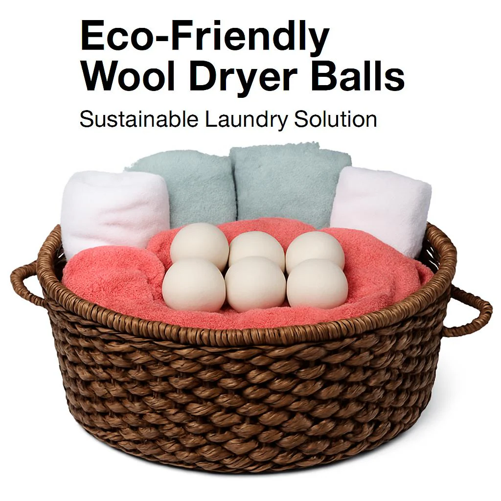 Eco-Friendly Wool Dryer Balls - Sustainable Laundry Solution - Image 3