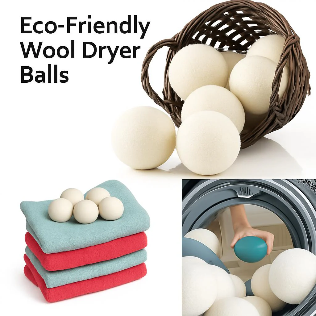 Eco-Friendly Wool Dryer Balls - Sustainable Laundry Solution - Image 6