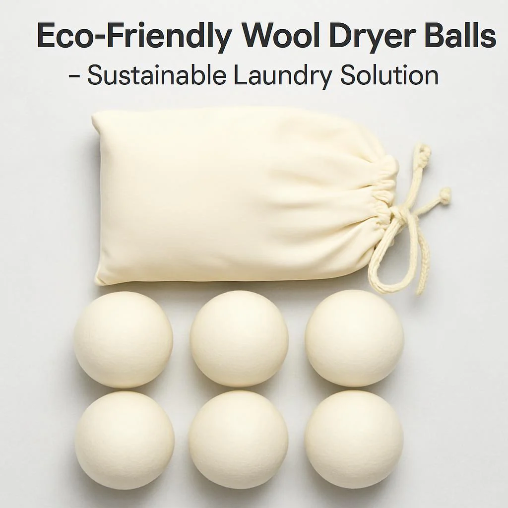 Eco-Friendly Wool Dryer Balls - Sustainable Laundry Solution - Image 9