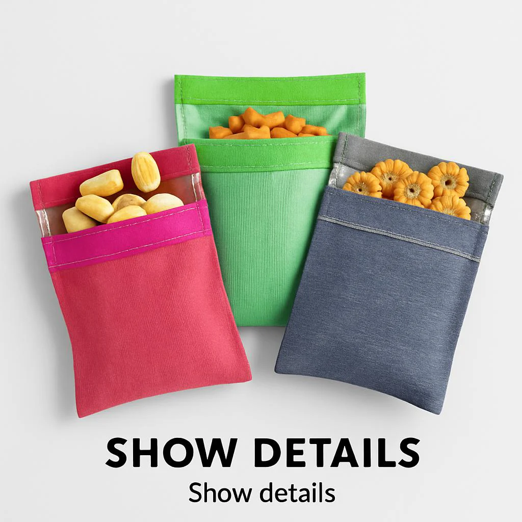 Eco-Friendly Reusable Sandwich Snack Bag - Image 6