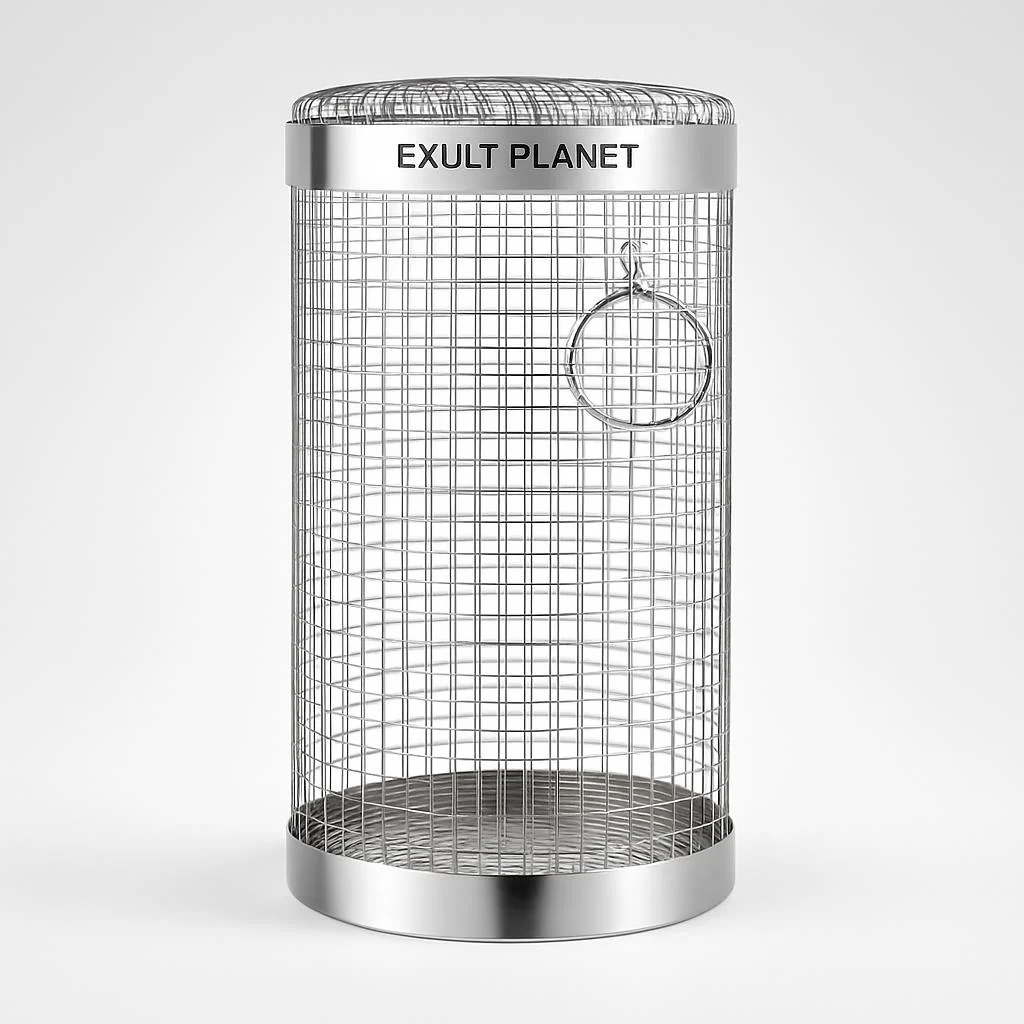 Stainless Steel Grill Basket for Even Cooking - Image 12