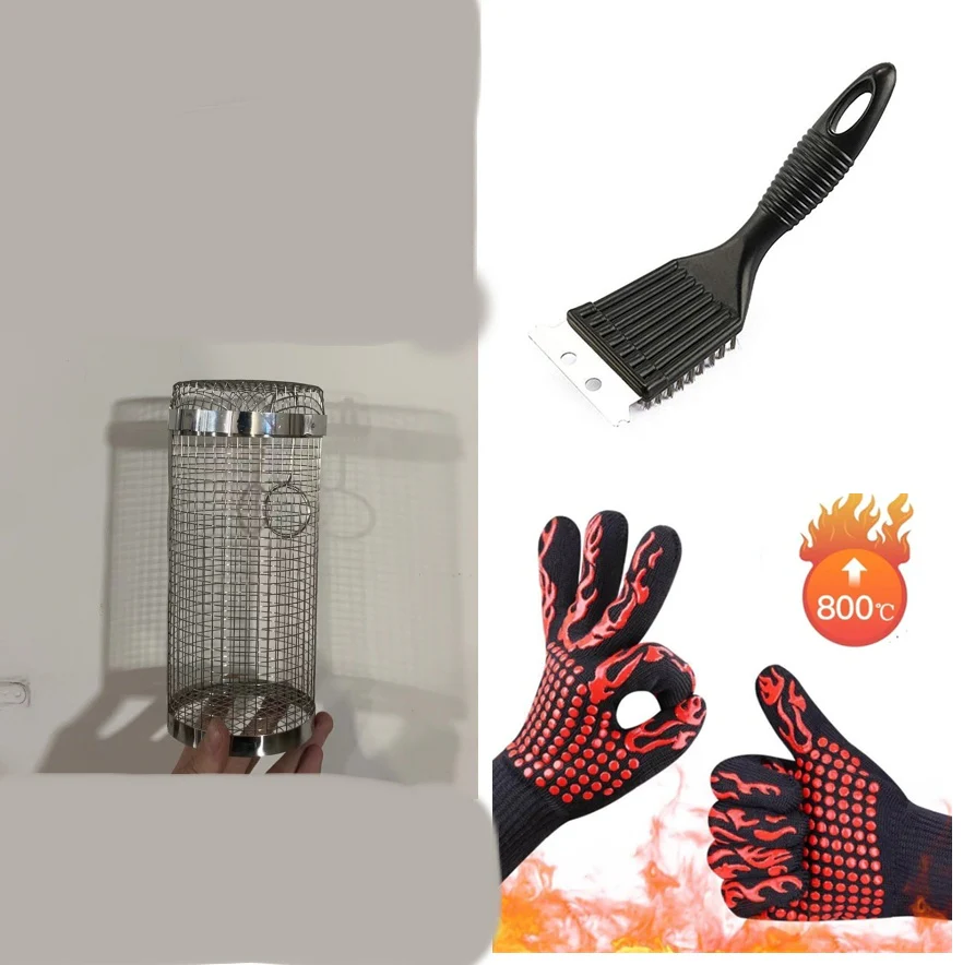 Stainless Steel Grill Basket for Even Cooking - Image 14