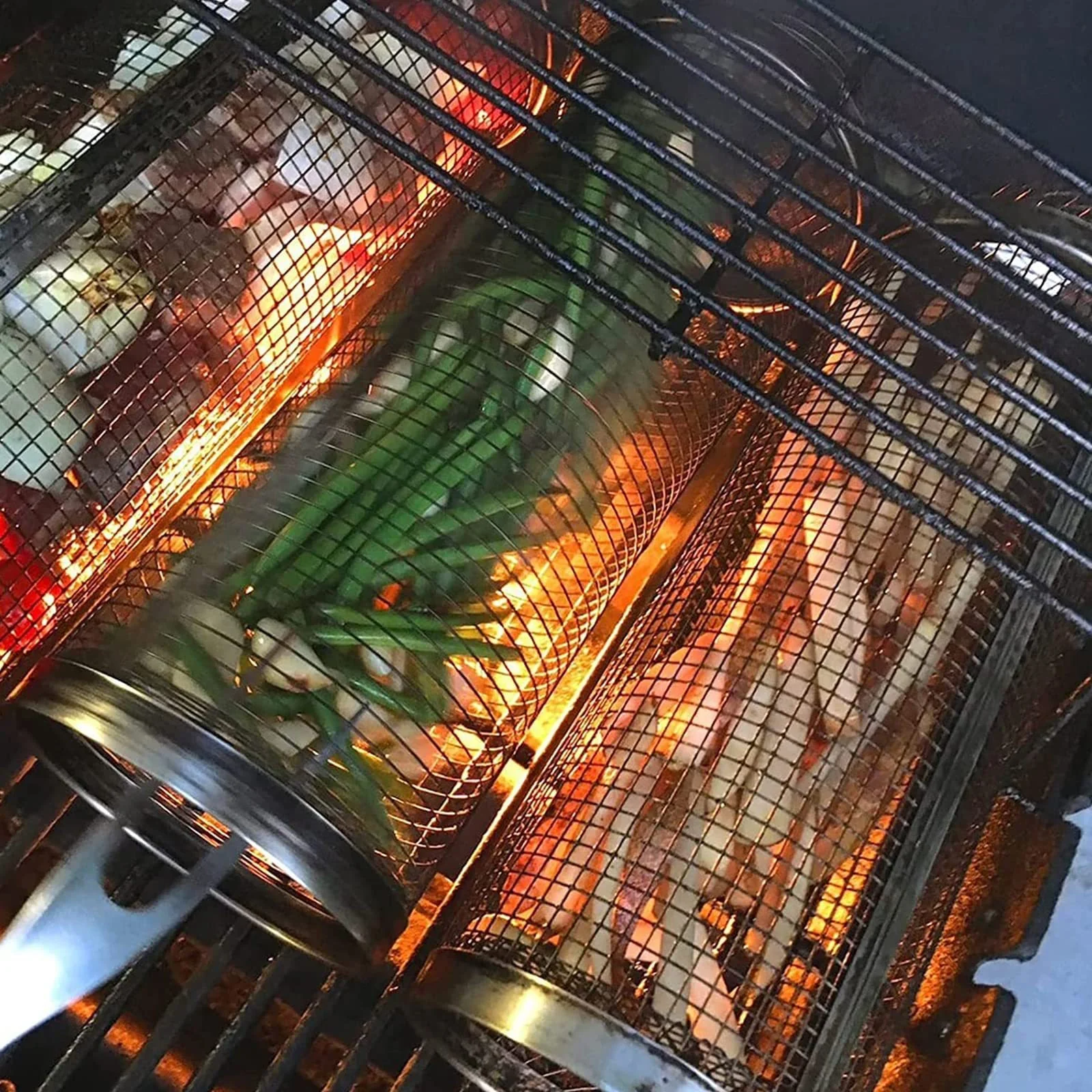 Stainless Steel Grill Basket for Even Cooking - Image 17