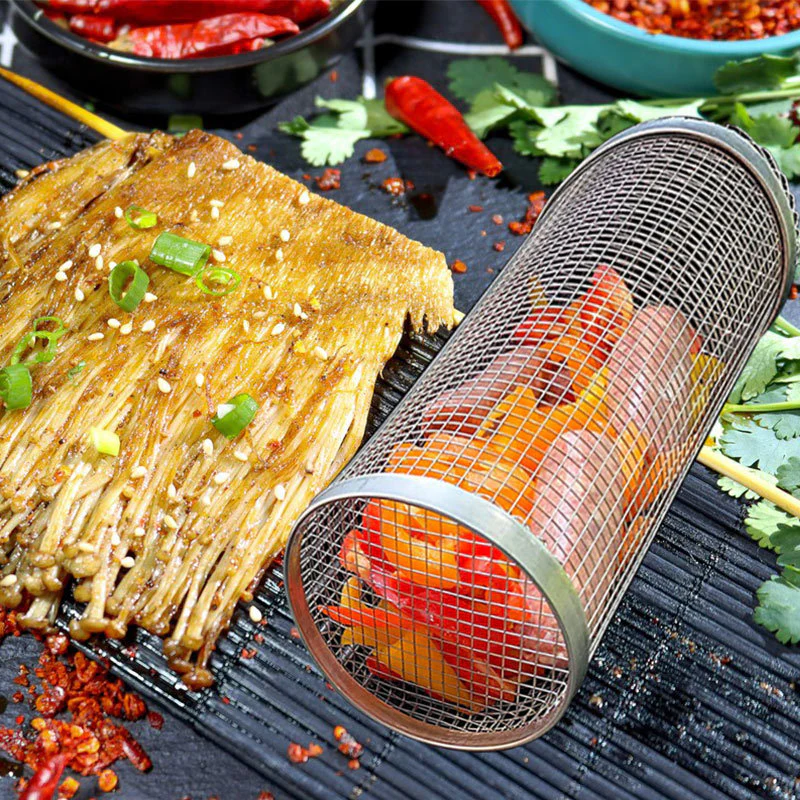 Stainless Steel Grill Basket for Even Cooking - Image 20
