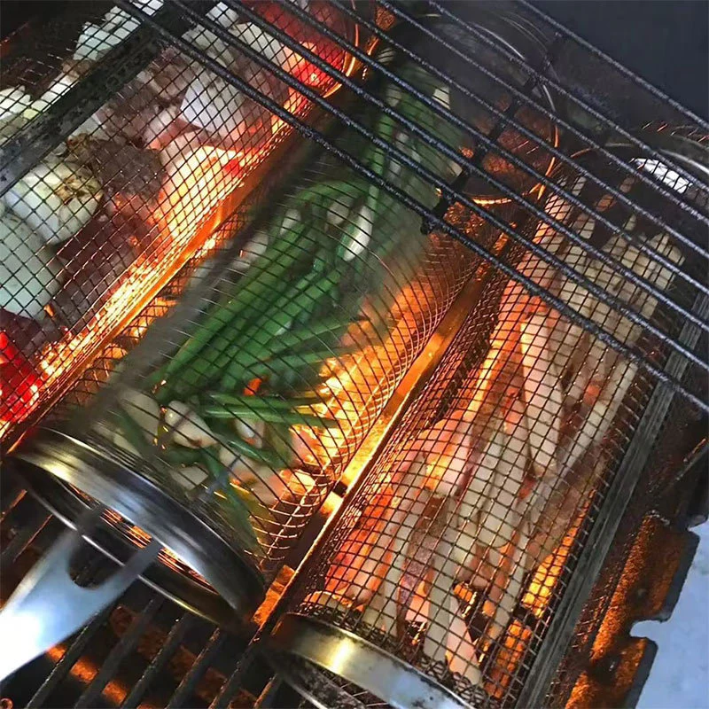 Stainless Steel Grill Basket for Even Cooking - Image 22