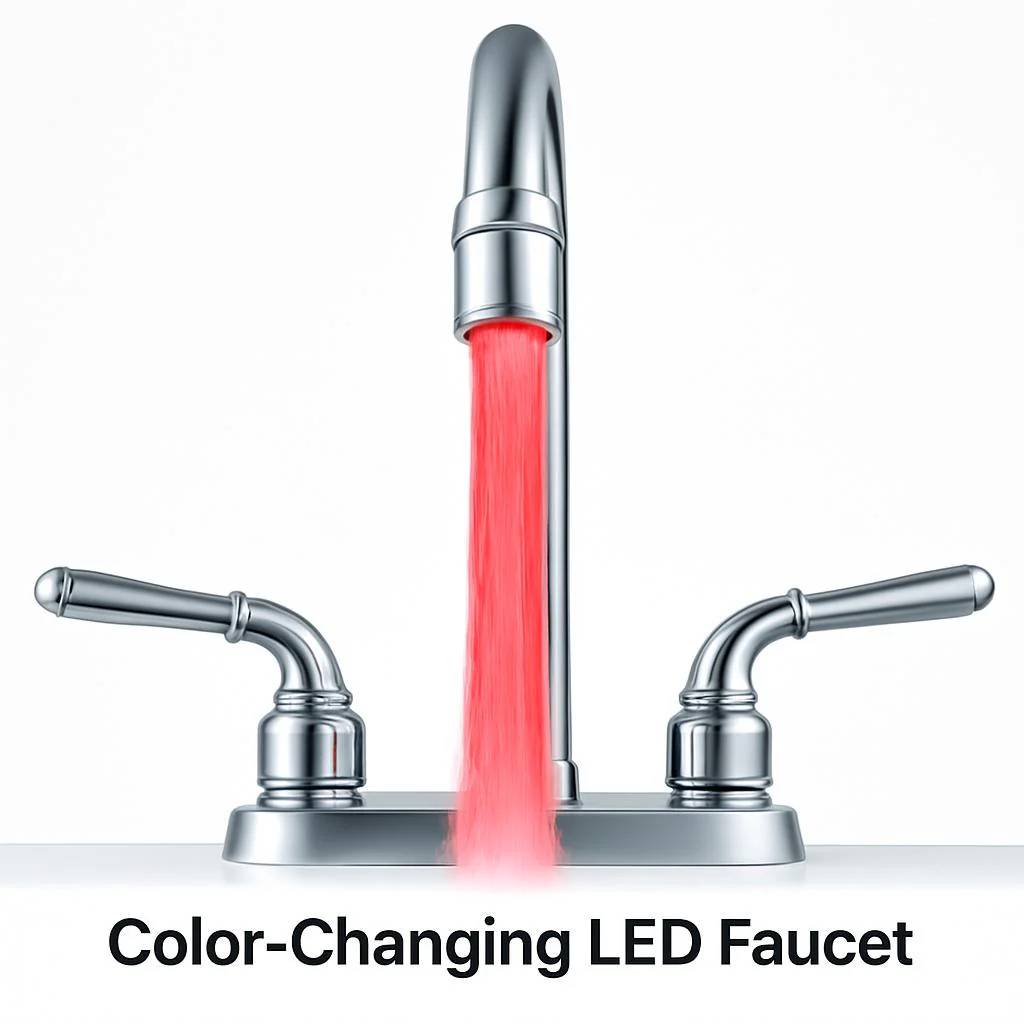 Color-Changing LED Shower Head for a Luxurious Bathing Experience - Image 3