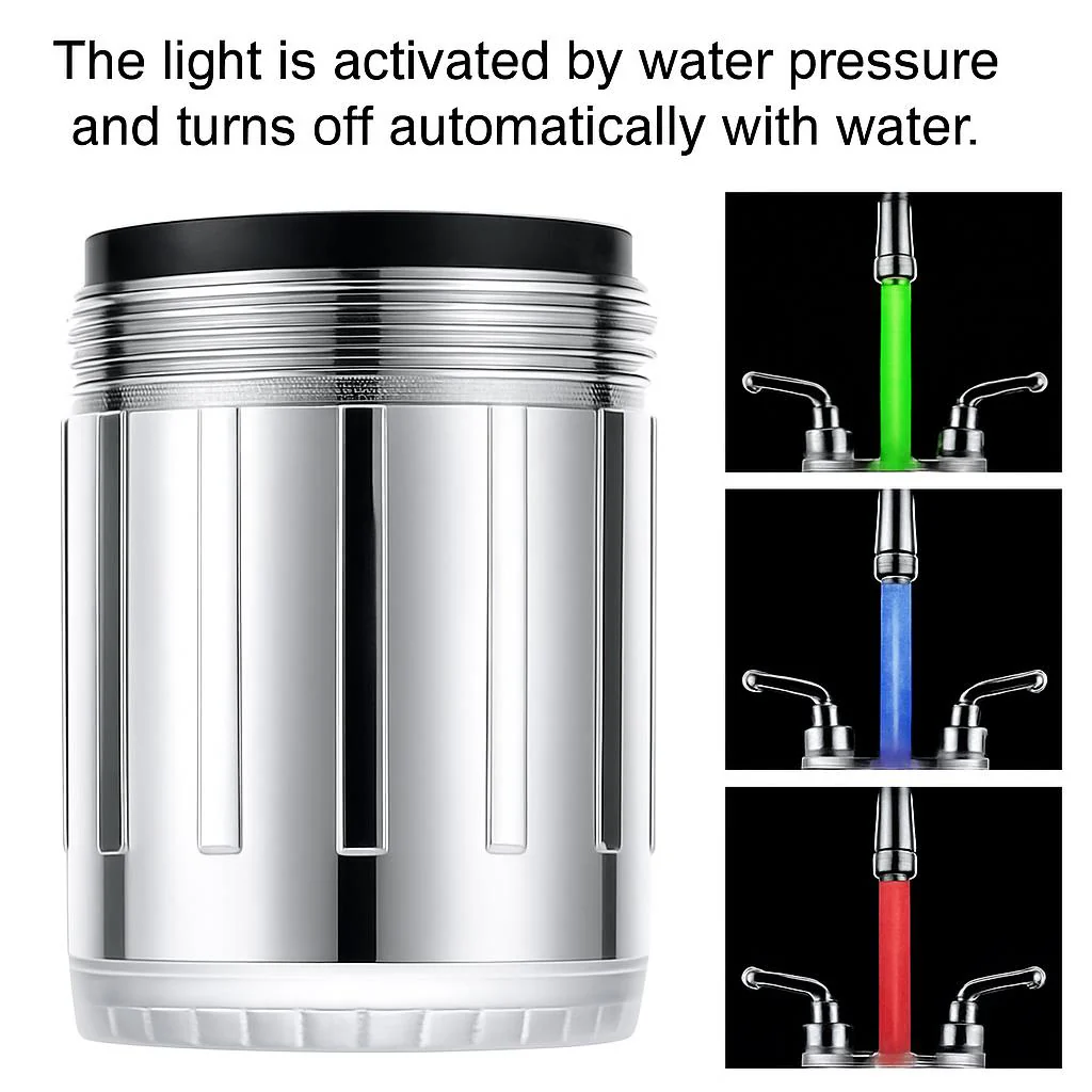Color-Changing LED Shower Head for a Luxurious Bathing Experience - Image 4