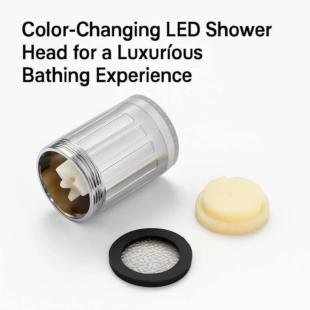 Color-Changing LED Shower Head for a Luxurious Bathing Experience - Image 8