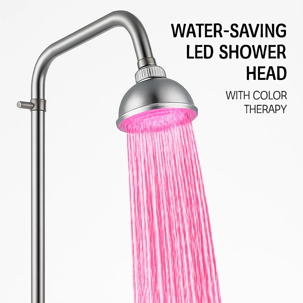 Water-Saving LED Shower Head with Color Therapy - Image 6