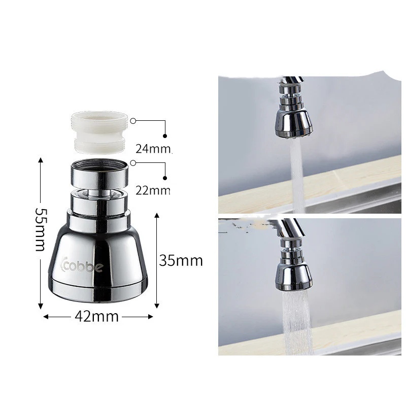 Eco-Friendly Rotatable Faucet Aerator for Water Savings - Image 20