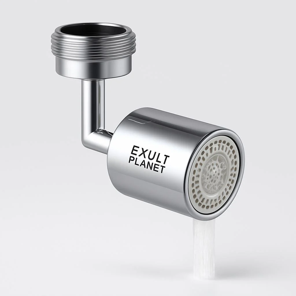 Eco-Friendly Rotatable Faucet Aerator for Water Savings - Image 4