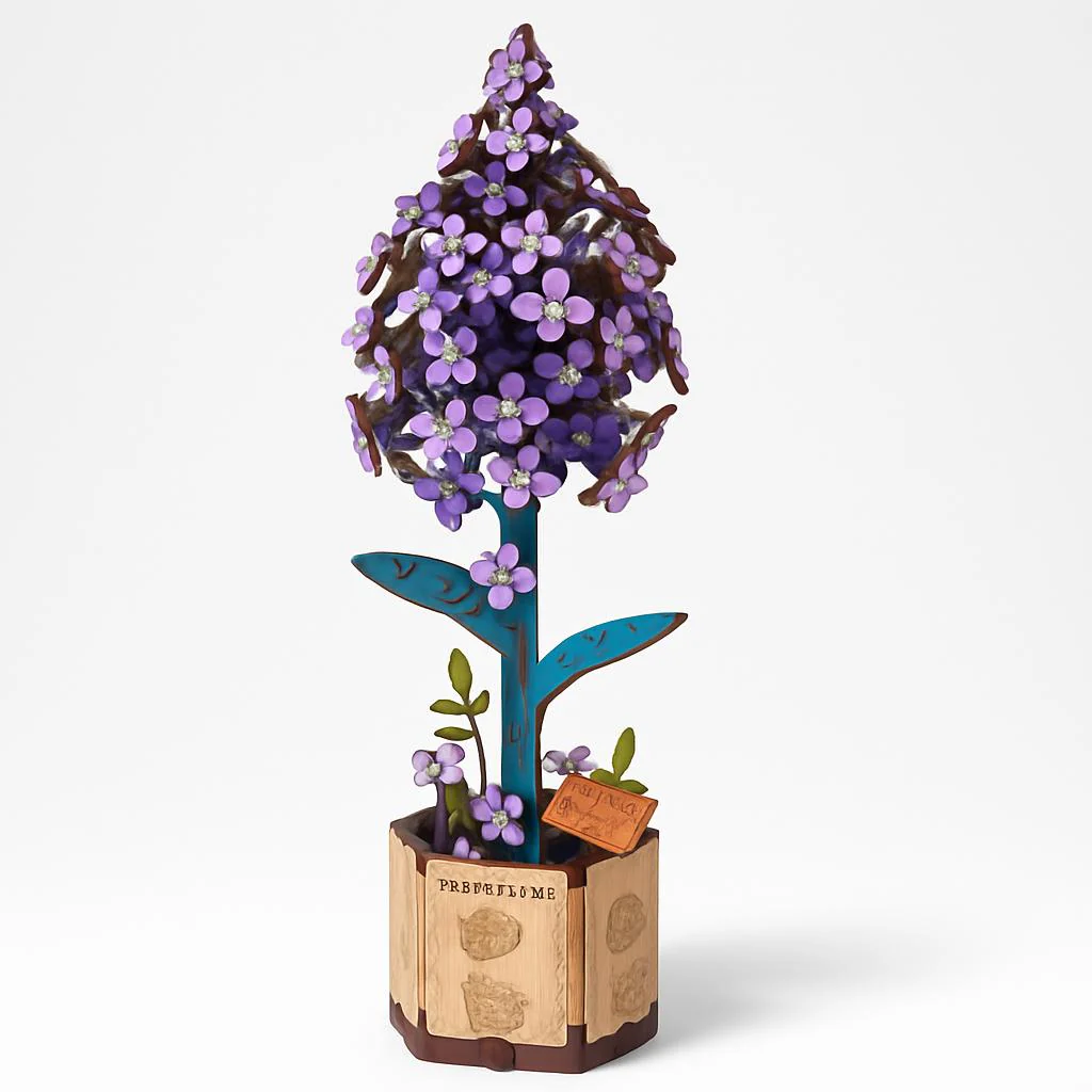 Eco-Friendly Wooden Flower Bouquet Puzzle Gift - Image 10