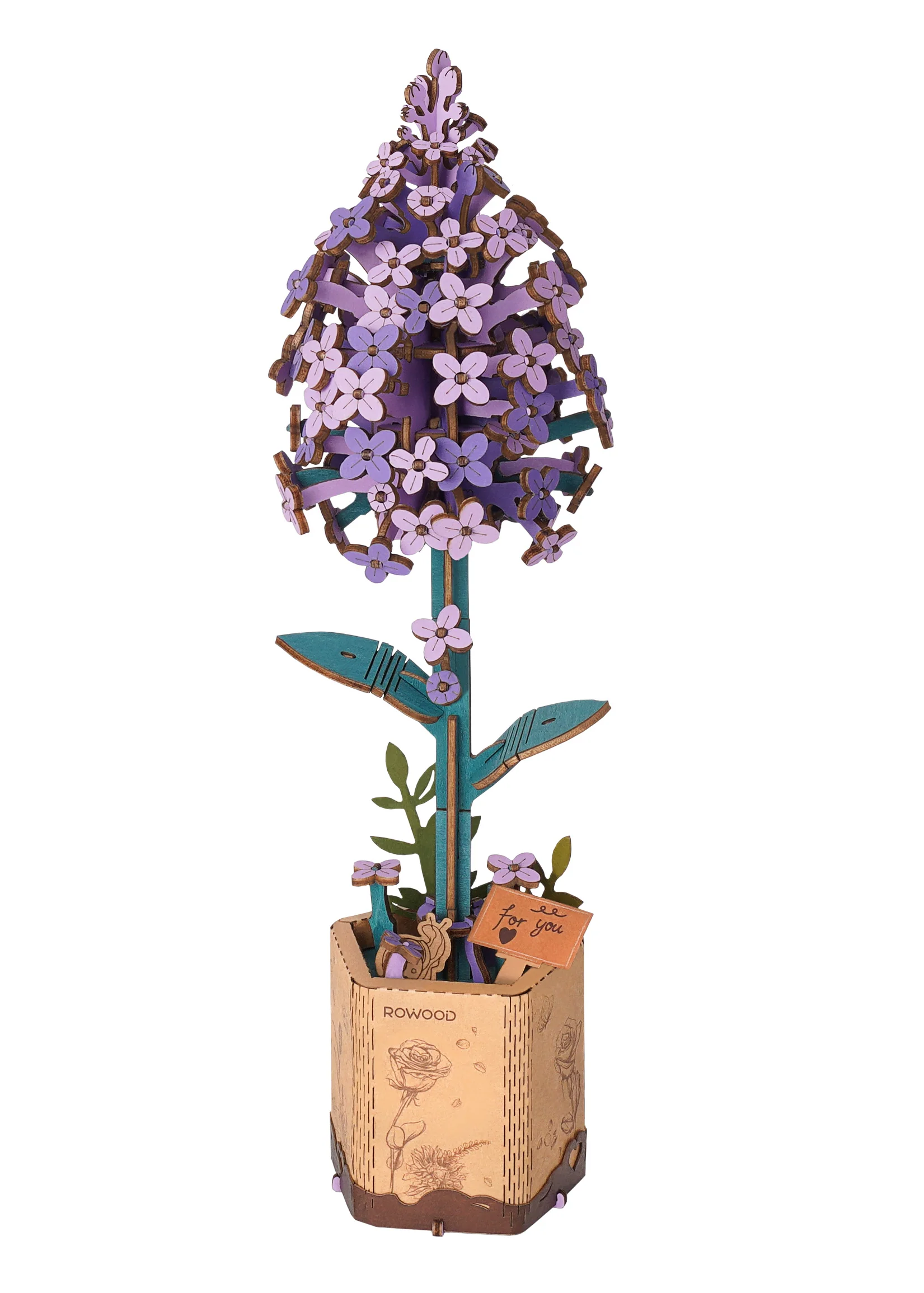 Eco-Friendly Wooden Flower Bouquet Puzzle Gift - Image 22