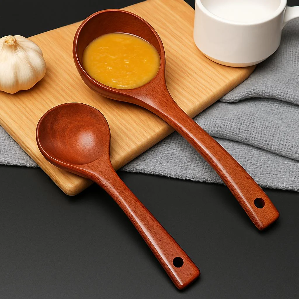 Eco-Friendly Wooden Spoon - Sustainable Kitchen Utensil - Image 4