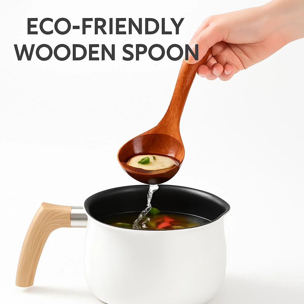 Eco-Friendly Wooden Spoon - Sustainable Kitchen Utensil - Image 5