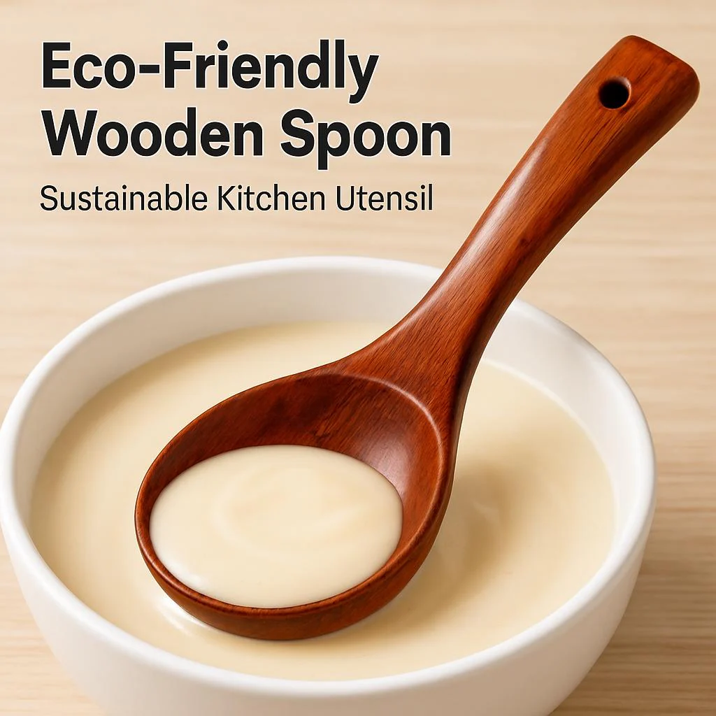 Eco-Friendly Wooden Spoon - Sustainable Kitchen Utensil - Image 6