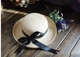 Chic Bowknot Straw Sun Hat for Women - Image 11