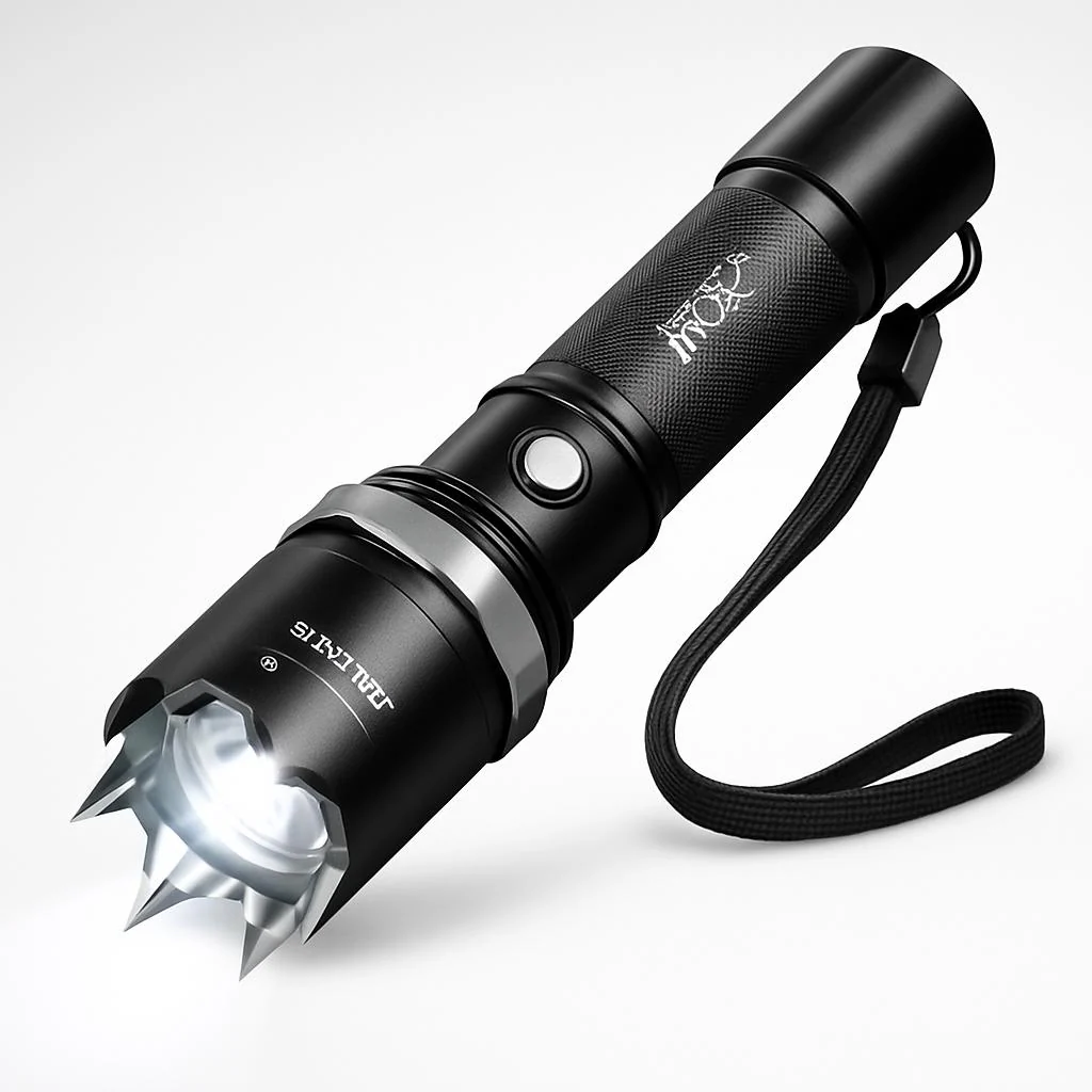 Ultra-Bright Self-Defense LED Flashlight - Rechargeable & Durable - Image 2