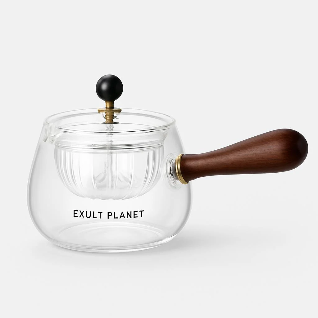Eco-Friendly Heat-Resistant Glass Teapot with Infuser - Image 12