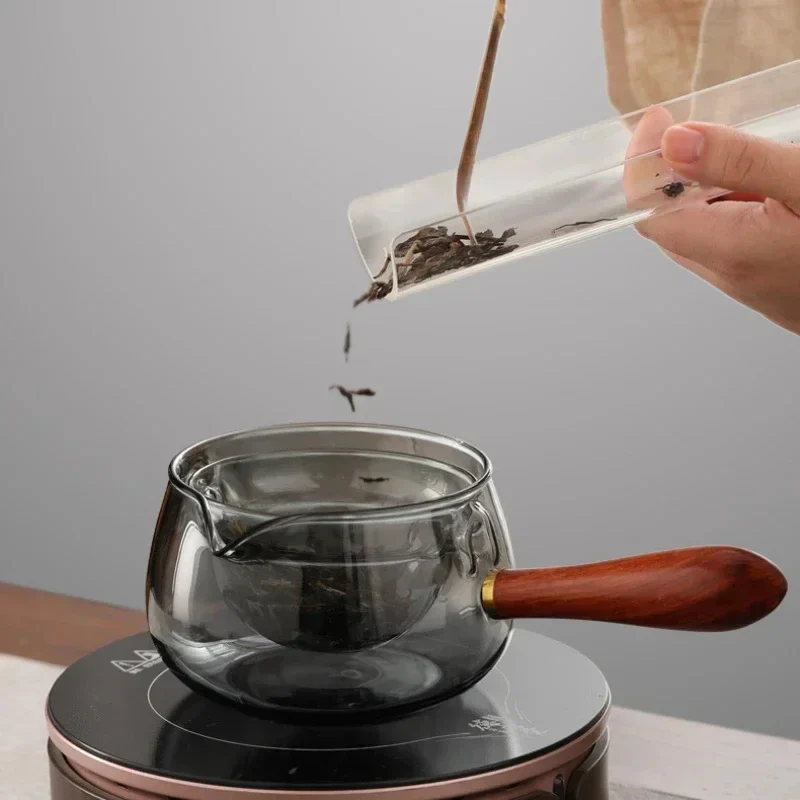 Eco-Friendly Heat-Resistant Glass Teapot with Infuser - Image 16