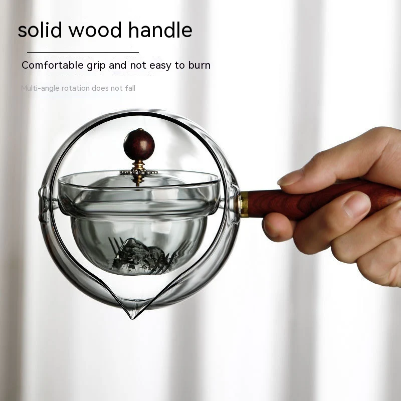 Eco-Friendly Heat-Resistant Glass Teapot with Infuser - Image 17
