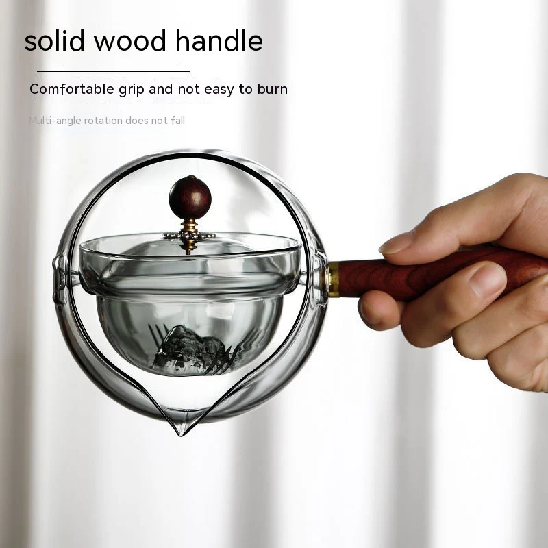 Eco-Friendly Heat-Resistant Glass Teapot with Infuser - Image 18