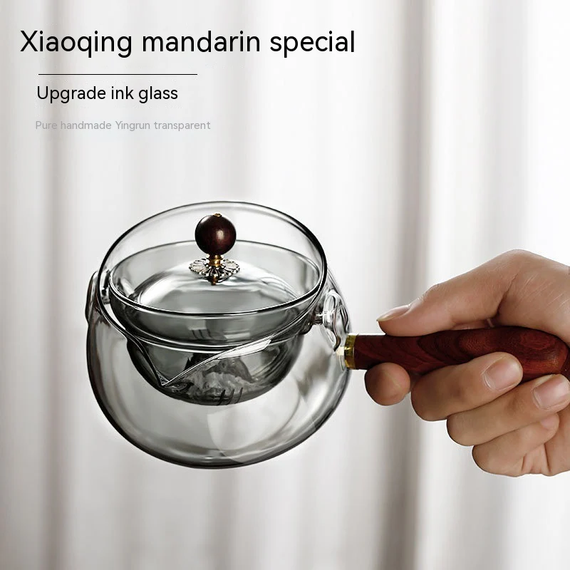 Eco-Friendly Heat-Resistant Glass Teapot with Infuser - Image 19