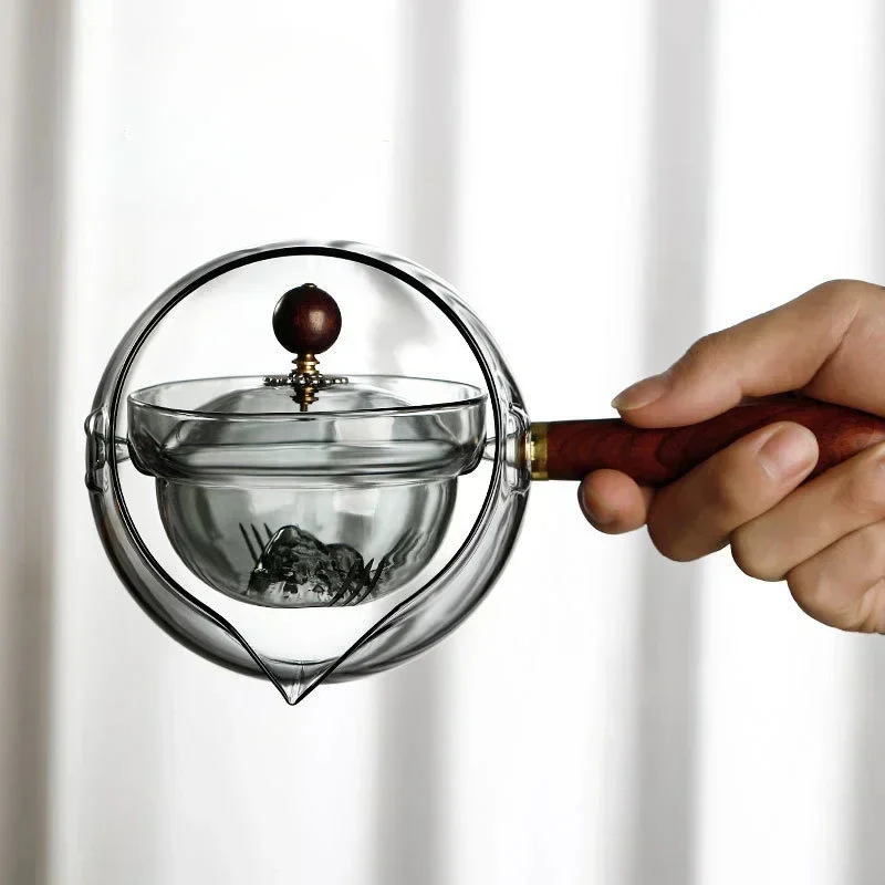 Eco-Friendly Heat-Resistant Glass Teapot with Infuser - Image 23