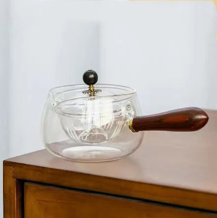 Eco-Friendly Heat-Resistant Glass Teapot with Infuser - Image 24