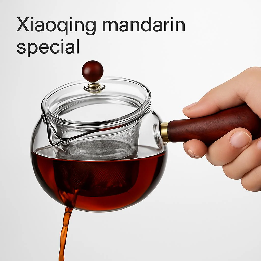 Eco-Friendly Heat-Resistant Glass Teapot with Infuser - Image 7