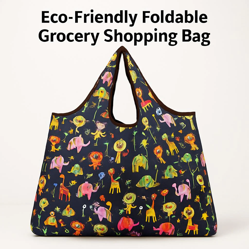 Eco-Friendly Foldable Grocery Shopping Bag - Image 7
