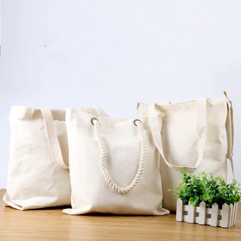 Eco-Friendly Cotton Handheld Shopping Bag - Image 12