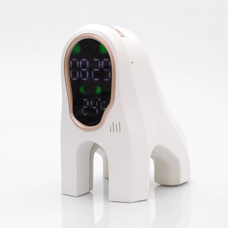 Eco-Friendly White Digital Alarm Clock - Image 13