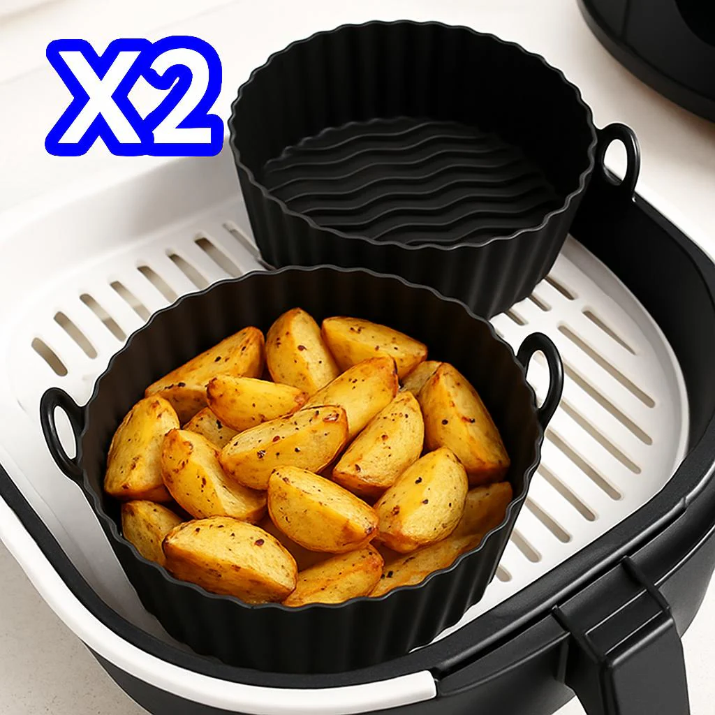 Eco-Friendly Silicone Baking Tray for Air Fryers - Reusable & Durable - Image 12