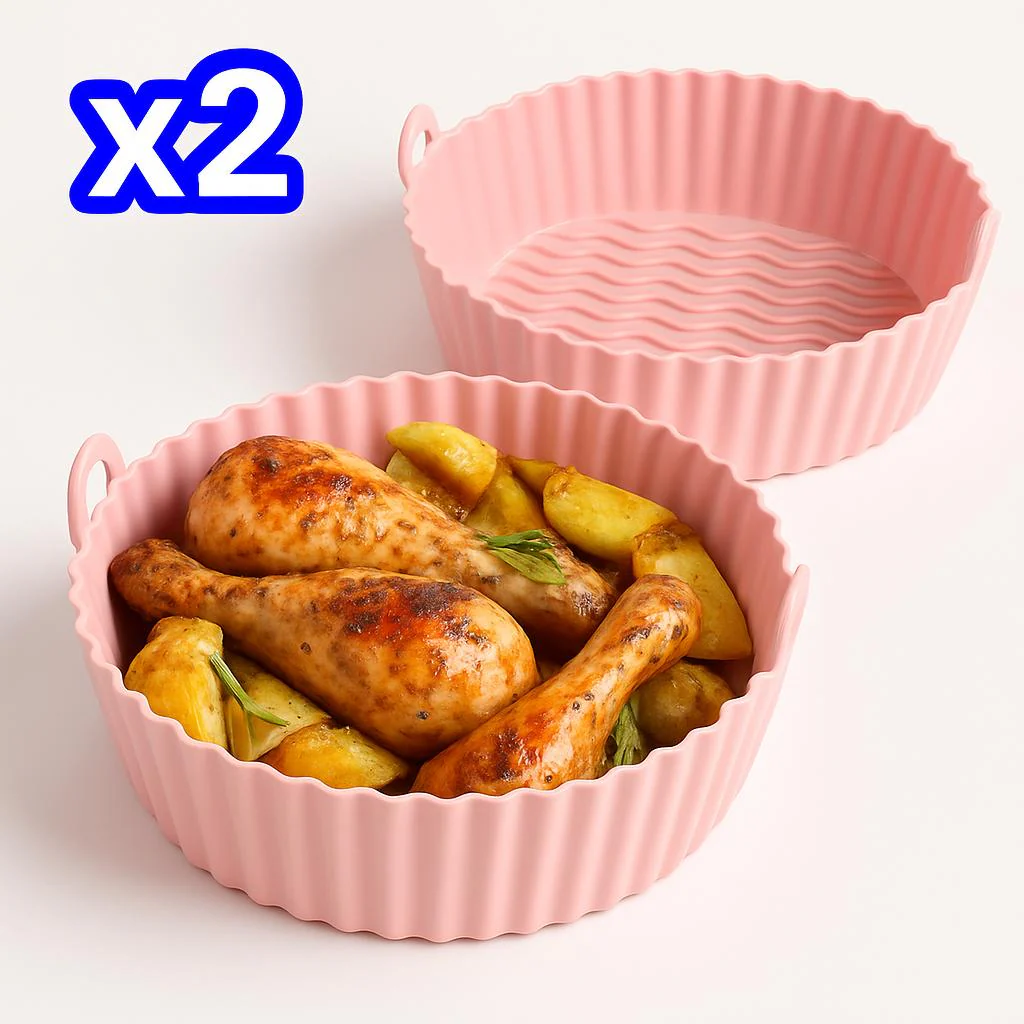 Eco-Friendly Silicone Baking Tray for Air Fryers - Reusable & Durable - Image 16