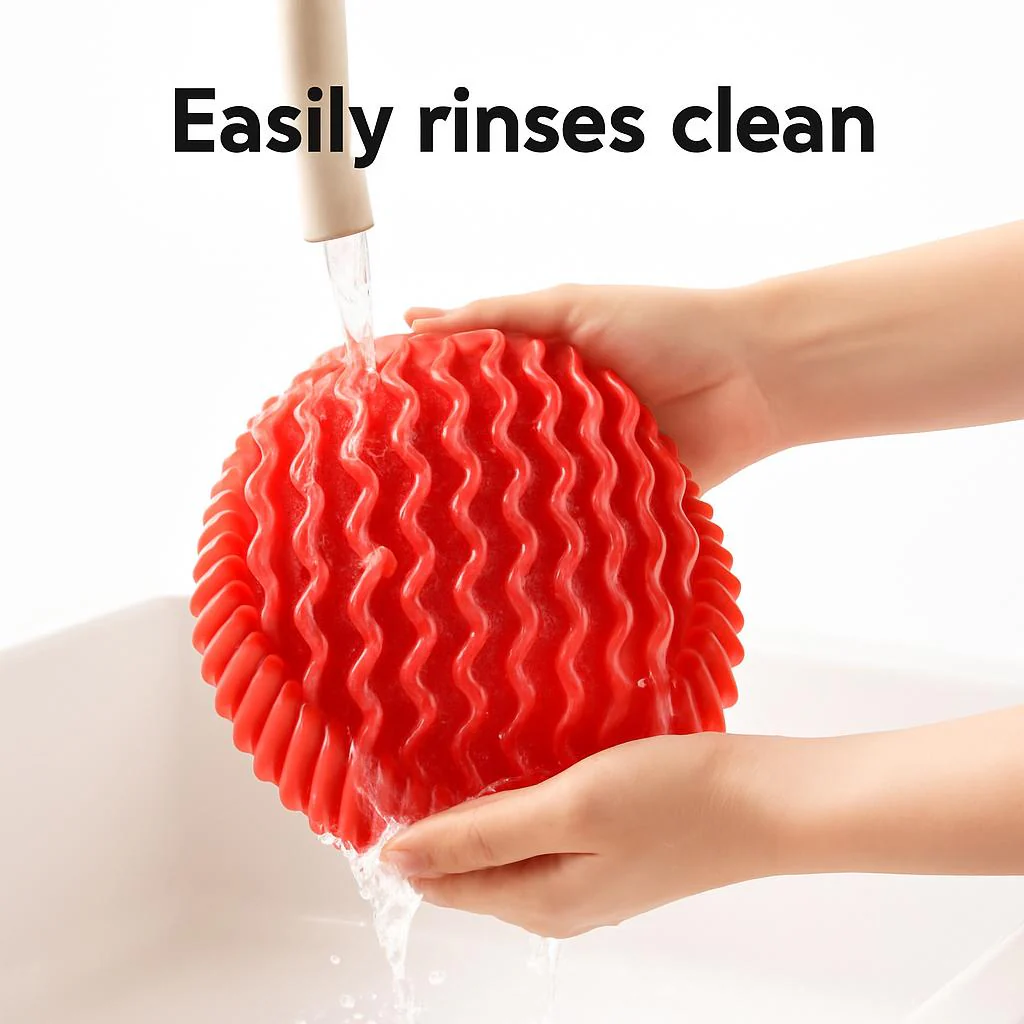 Eco-Friendly Silicone Baking Tray for Air Fryers - Reusable & Durable - Image 6