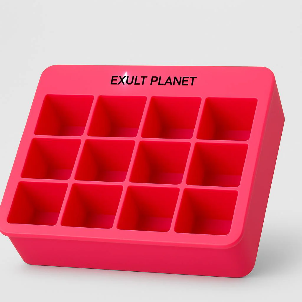 Eco-Friendly Silicone Ice Cube Tray - Durable & Reusable - Image 4
