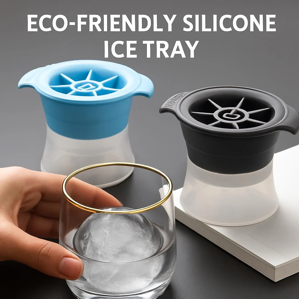 Eco-Friendly Silicone Hockey Puck Ice Tray - Image 6