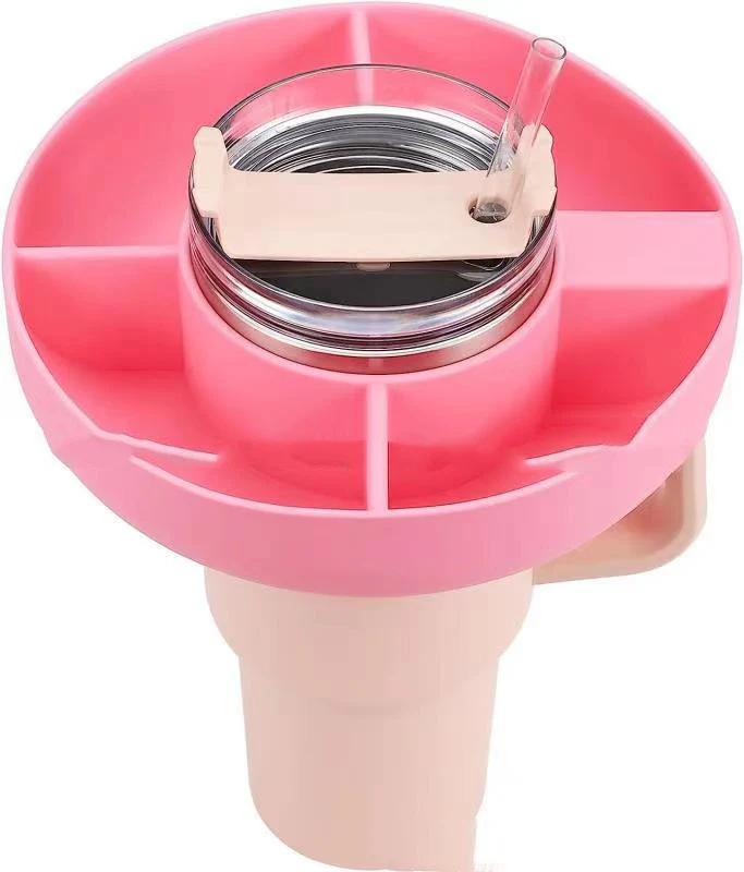 Eco-Friendly Silicone Snack Container - 40 oz Multi-Compartment Tray - Image 25