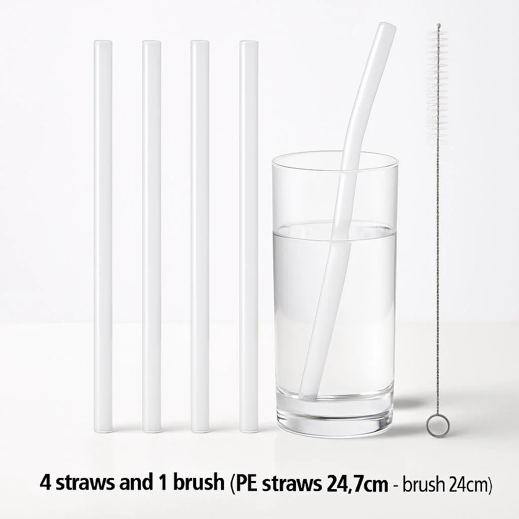 Eco-Friendly Reusable Silicone Straws for Sustainable Sipping - Image 5