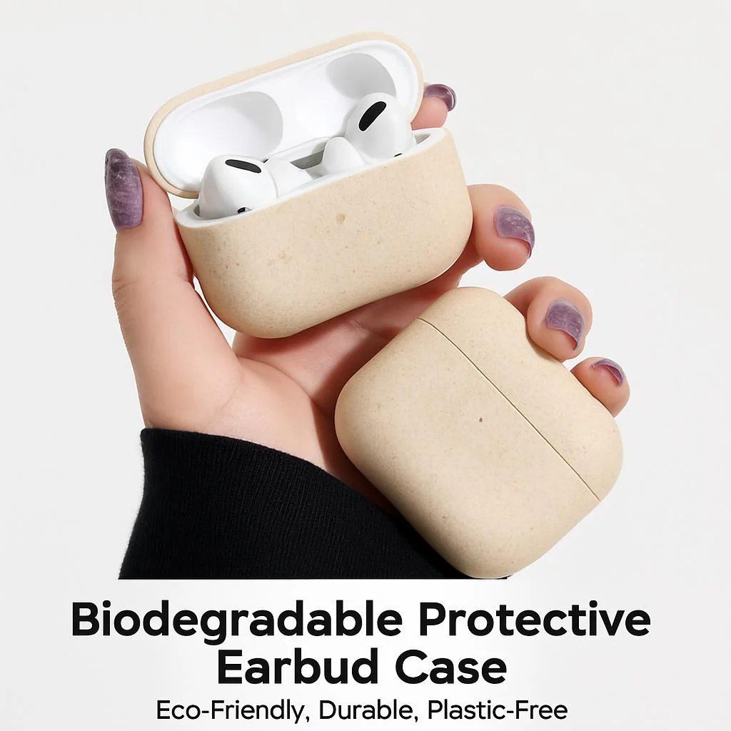 Biodegradable Protective Earbud Case - Eco-Friendly, Durable, Plastic-Free - Image 3