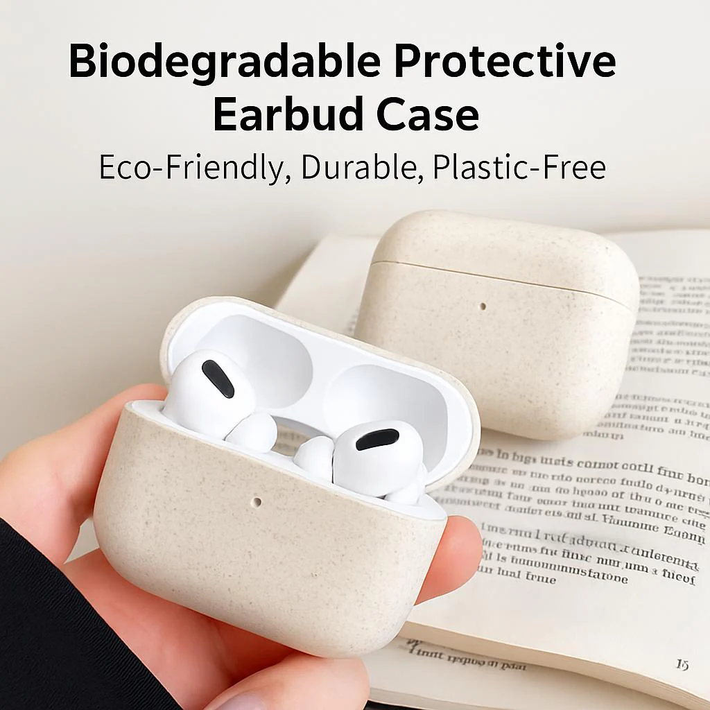 Biodegradable Protective Earbud Case - Eco-Friendly, Durable, Plastic-Free - Image 4