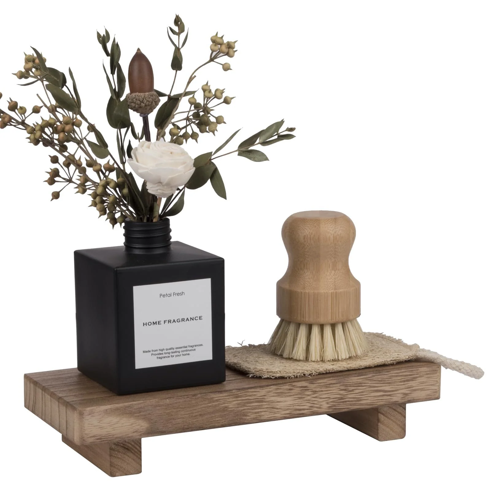 Eco-Friendly Wooden Bathroom Storage Rack - Image 12