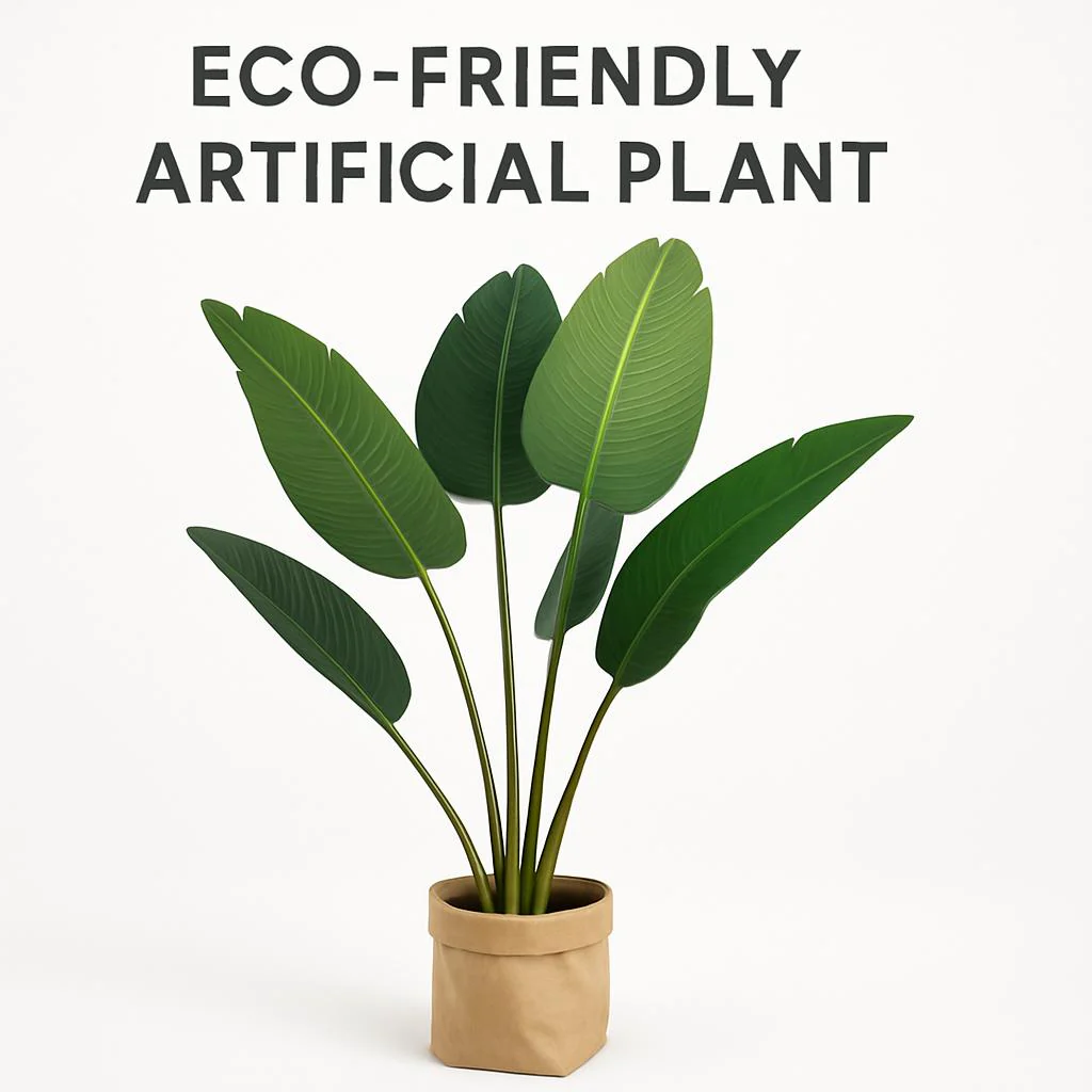 Eco-Friendly Artificial Plant with Biodegradable Paper Bag - Image 4