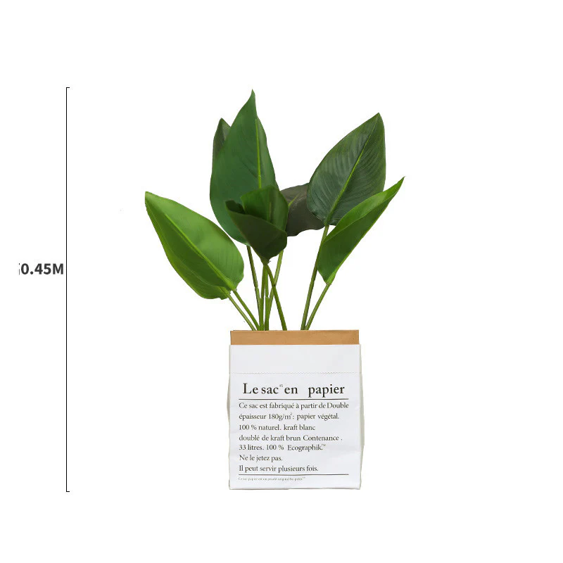 Eco-Friendly Artificial Plant with Biodegradable Paper Bag - Image 7