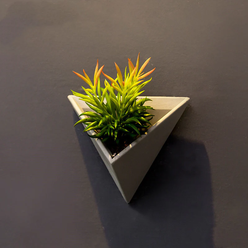 Eco-Friendly Triangular Wall Planter for Indoor Greenery - Image 11