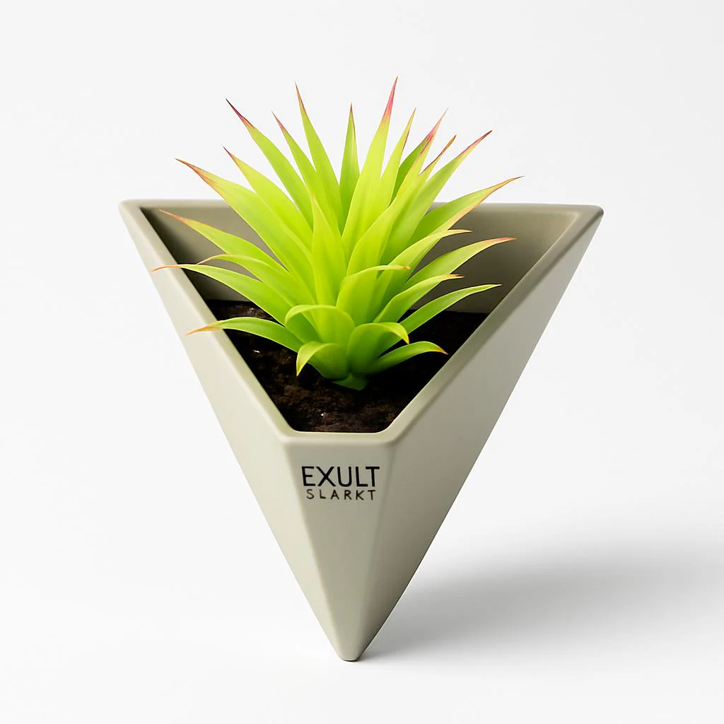 Eco-Friendly Triangular Wall Planter for Indoor Greenery - Image 6