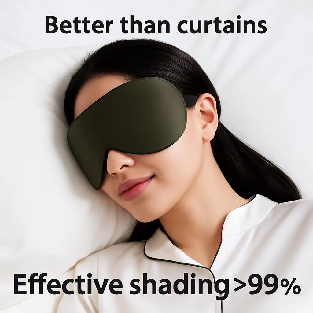 Eco-Friendly Contoured Sleep Mask for Enhanced Sleep Quality - Image 4