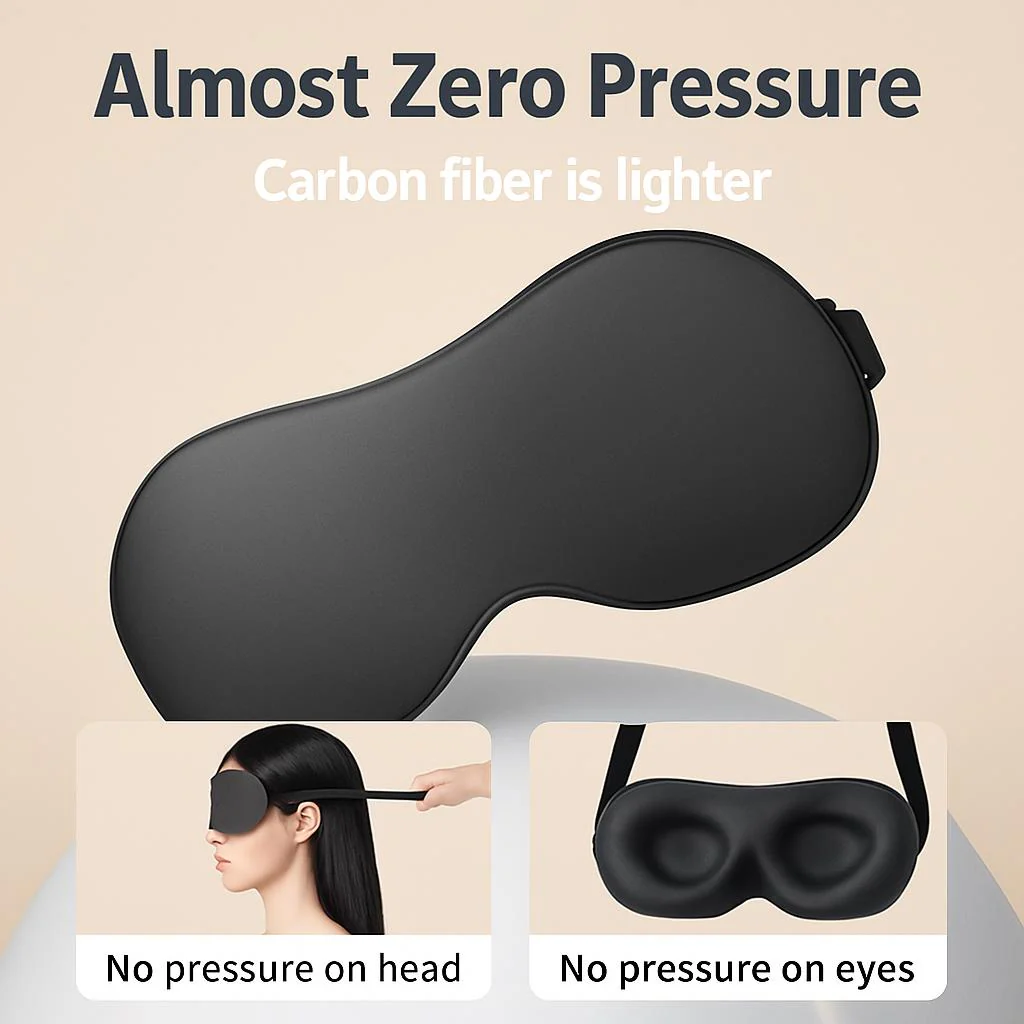 Eco-Friendly Contoured Sleep Mask for Enhanced Sleep Quality - Image 5