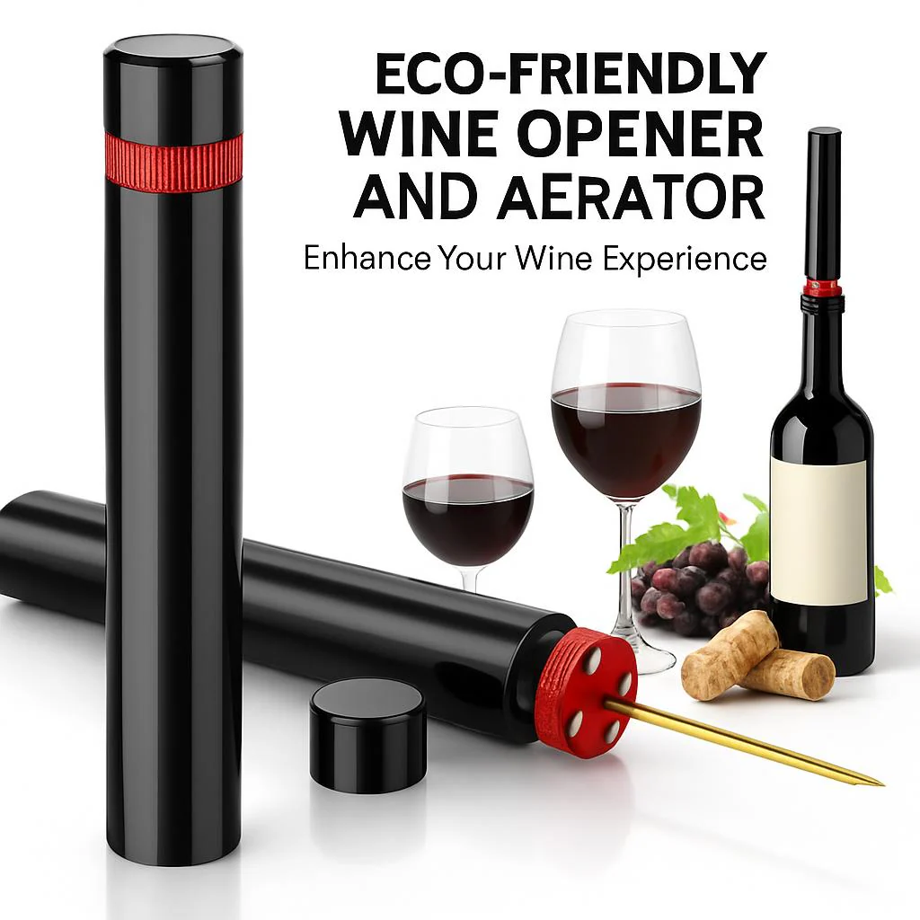 Eco-Friendly Wine Opener and Aerator - Enhance Your Wine Experience - Image 2
